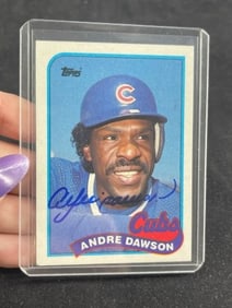 Andre Dawson Hand Signed Authentic Autograph