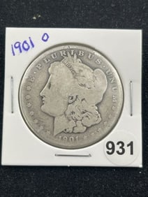 1901 O Morgan Silver Dollar Coin
