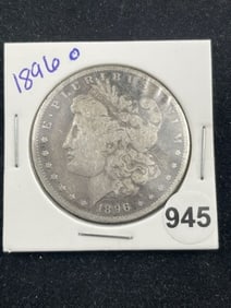 1896 O Morgan Silver Dollar Coin