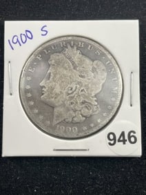 1900 S Morgan Silver Dollar Coin