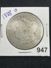 1888 O Morgan Silver Dollar Coin
