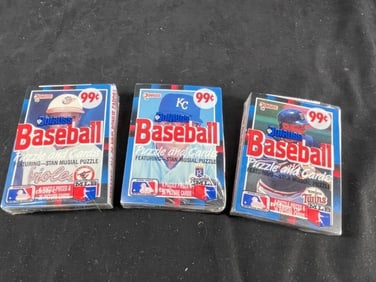 3 Packs of 1988 Donrus Baseball Cards
