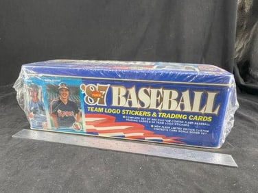 1987 Fleer Baseball Factory Sealed Cards Fleer Glossy