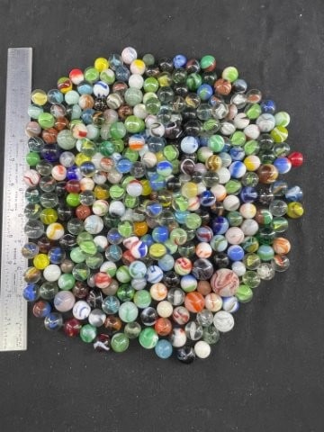 Large Group of Marbles: KEY WORDS: INDIAN ARTIFACT ARTIFACTS ARROWHEAD ARROWHEADS NATIVE AMERICAN MISSISSIPPIAN QUAPAW CADDO POTTERY COINS MORGAN DOLLAR PEACE DOLLAR SILVER COINS Arkansas. Now taking in consignments for pre-