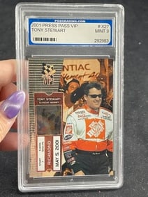 2001 Press Pass VIP Tony Stewart Card