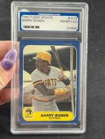 1986 Fleer Update Barry Bonds Baseball Card