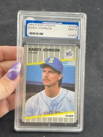 1989 Fleer Update Randy Johnson Baseball Card