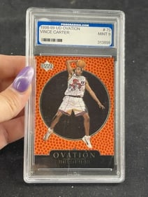 1998-99 UD Ovation Vince Carter Basketball Card