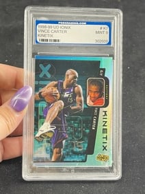 1998-99 UD Ionix Vince Carter Basketball Card