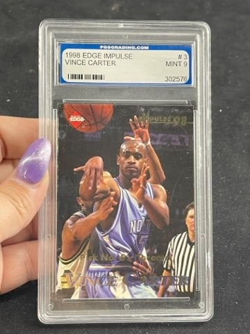 1998 Edge Impulse Vince Carter Basketball Card: KEY WORDS: INDIAN ARTIFACT ARTIFACTS ARROWHEAD ARROWHEADS NATIVE AMERICAN MISSISSIPPIAN QUAPAW CADDO POTTERY COINS MORGAN DOLLAR PEACE DOLLAR SILVER COINS Arkansas. Now taking in consignments for pre-