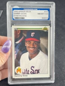 1990 Upper Deck Sammy Sosa Baseball Card