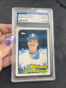 1989 Topps Traded Randy Johnson Baseball Card