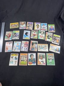 Group of 1970/80s Star Football Cards