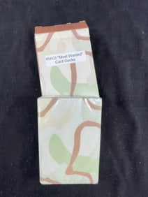 Dessert Storm Most Wanted Playing cards