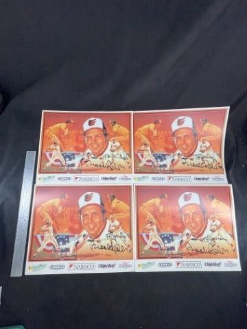 4 Brooks Robinson Hand Signed Authentic Autographs (1 of 1)