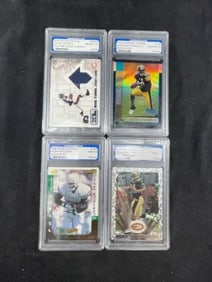 4 Graded Football Cards