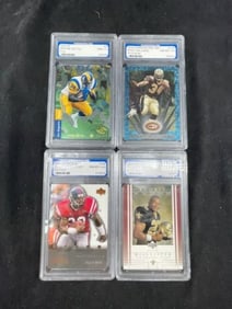 4 Graded Football Cards