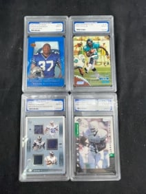 4 Graded Football Cards