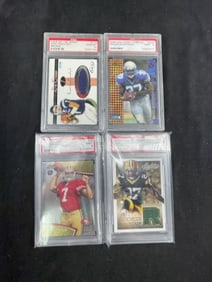 4 Graded Football Cards