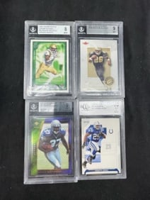 4 Graded Football Cards