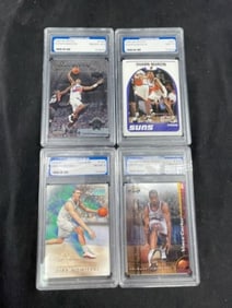 4 Graded Basketball Cards
