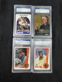 4 Graded Basketball Cards
