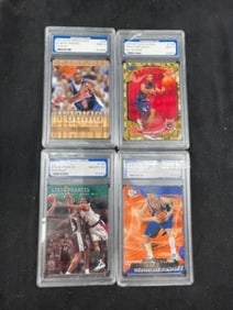4 Graded Basketball Cards