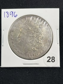 1896 Morgan Silver Dollar Coin