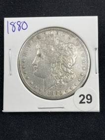1880 Morgan Silver Dollar Coin