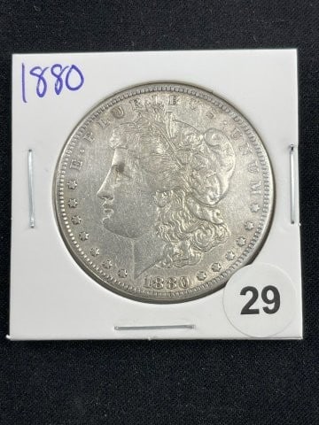 1880 Morgan Silver Dollar Coin (1 of 2)