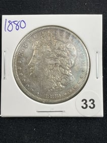 1880 Morgan Silver Dollar Coin