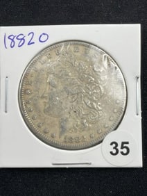 1882 O Morgan Silver Dollar Coin