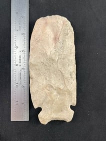 Chipped Hoe Indian Artifact Arrowhead