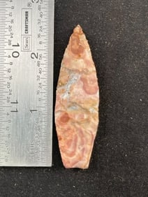 Agate Basin Indian Artifact Arrowhead
