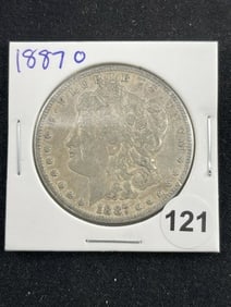 1887 O Morgan Silver Dollar Coin