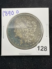 1890 O Morgan Silver Dollar Coin