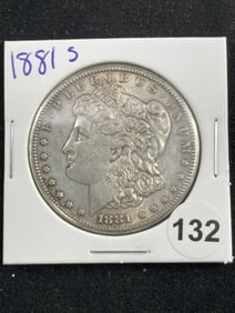 1881 S Morgan Silver Dollar Coin