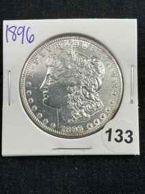 1896 Morgan Silver Dollar Coin