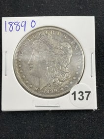 1889 O Morgan Silver Dollar Coin
