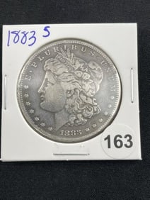 1883 S Morgan Silver Dollar Coin