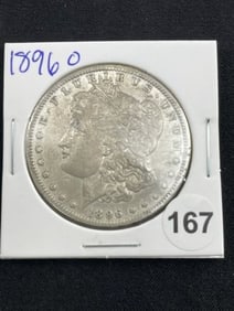 1896 O Morgan Silver Dollar Coin