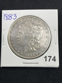 1883 Morgan Silver Dollar Coin