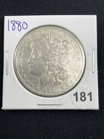 1880 Morgan Silver Dollar Coin