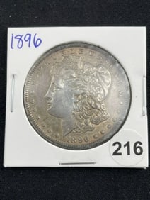 1896 Morgan Silver Dollar Coin