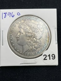 1896 O Morgan Silver Dollar Coin
