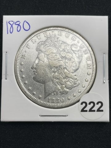 1880 Morgan Silver Dollar Coin (1 of 2)