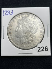 1883 Morgan Silver Dollar Coin