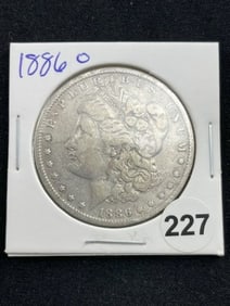 1886 O Morgan Silver Dollar Coin