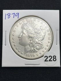 1879 Morgan Silver Dollar Coin
