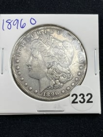 1896 O Morgan Silver Dollar Coin